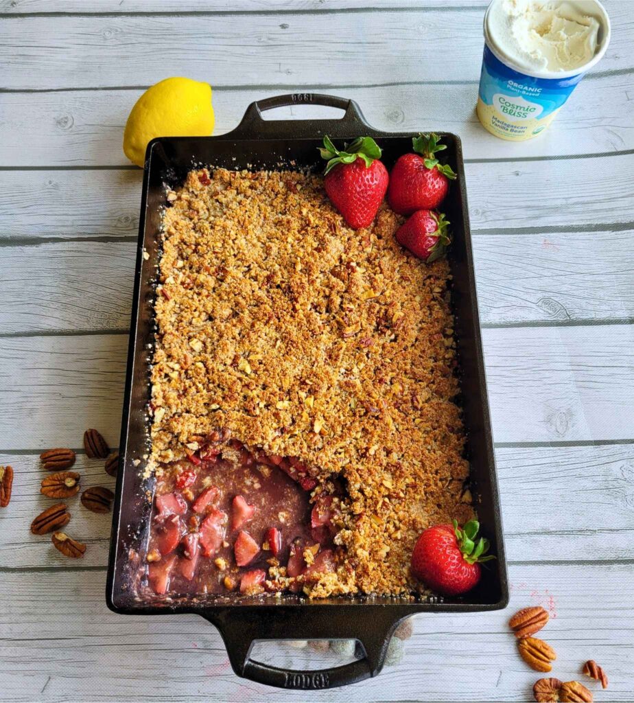 Gluten-free Strawberry crumble